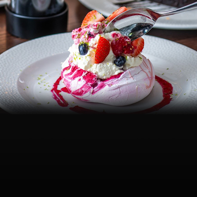 Dessert menu at The Merlin