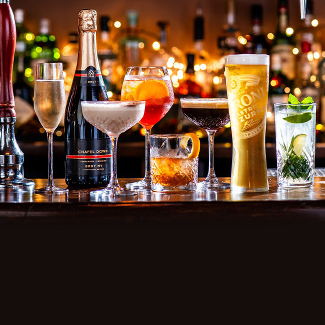 Wine & Drinks menu at The Merlin