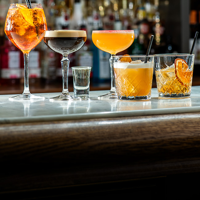 Wine & Drinks menu at The Merlin