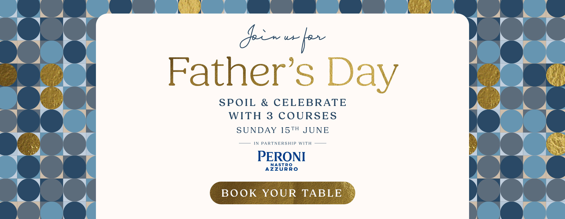 Father’s Day menu Alderley Edge