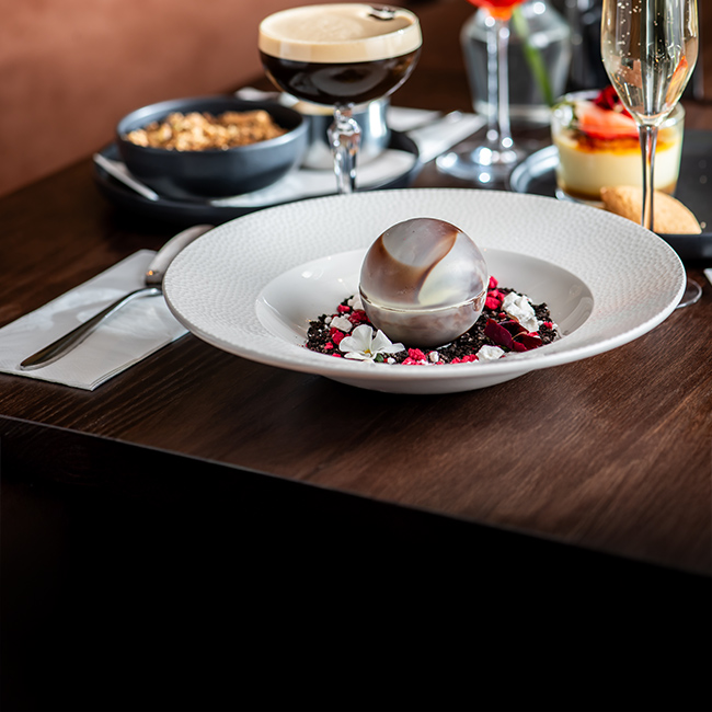 Dessert menu at The Merlin