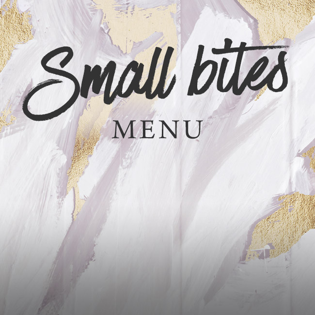 Small Bites menu at The Merlin 